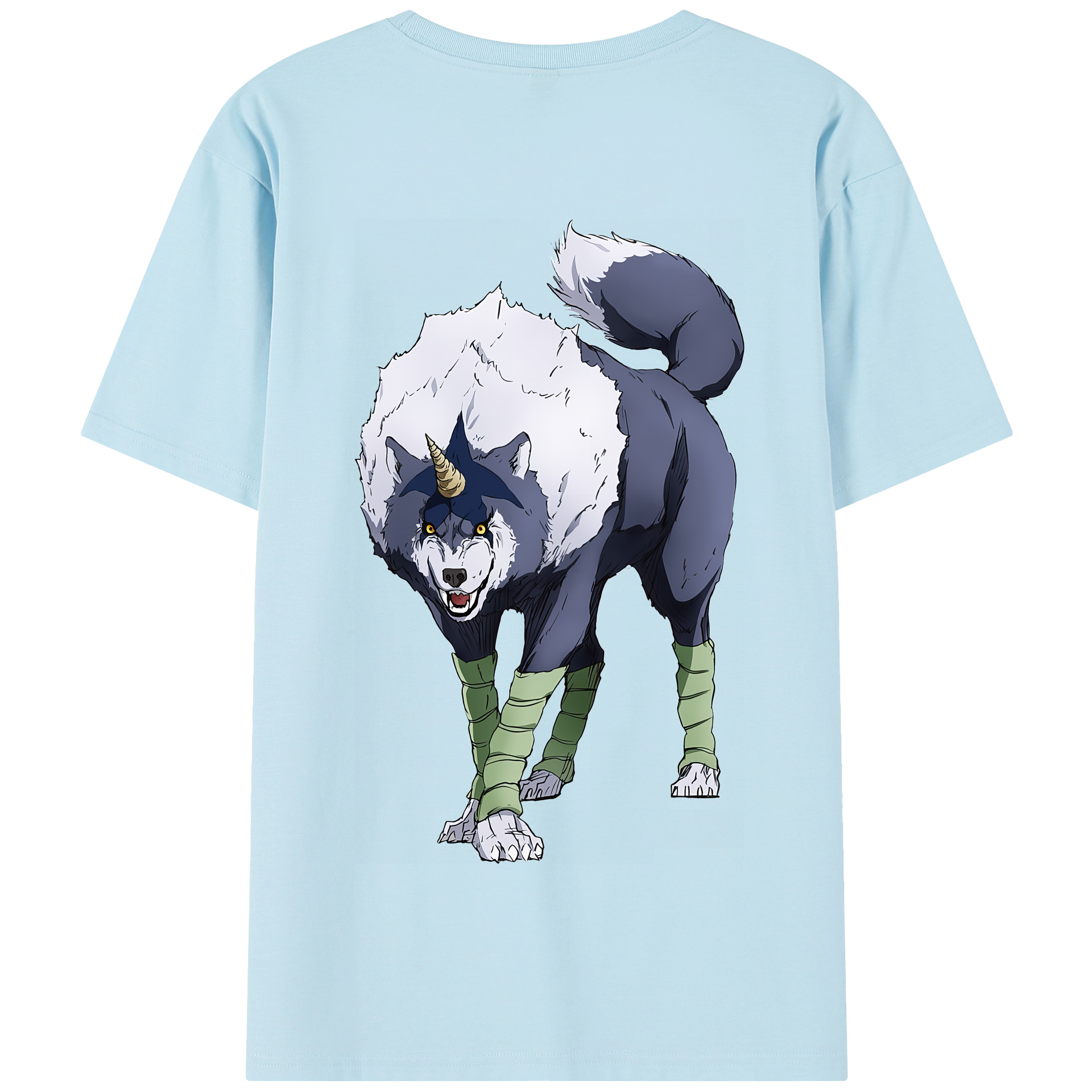 （画像用） 転スラ Regarding Reincarnated to Slime 綿100％半袖Tシャツ（背面プリント）